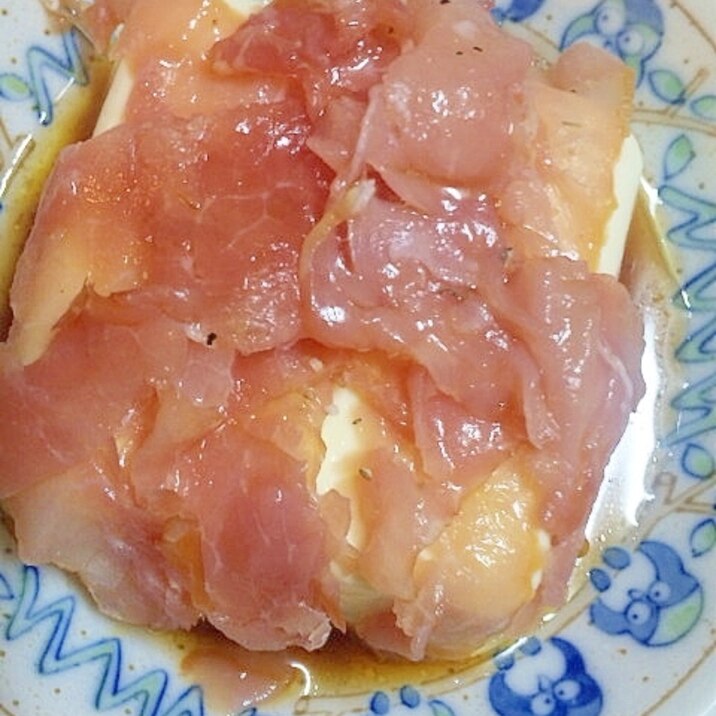 簡単美味！生ハム冷奴